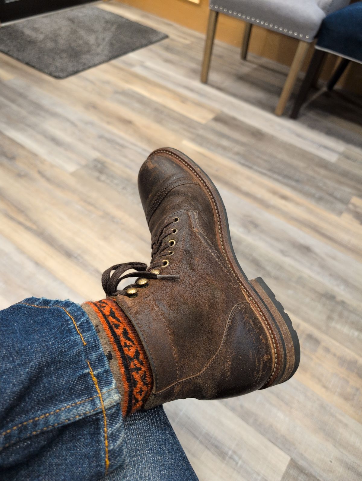 Photo by film_raine on January 13, 2026 of the Parkhurst The Delaware in C.F. Stead Prairie Waxy Commander.