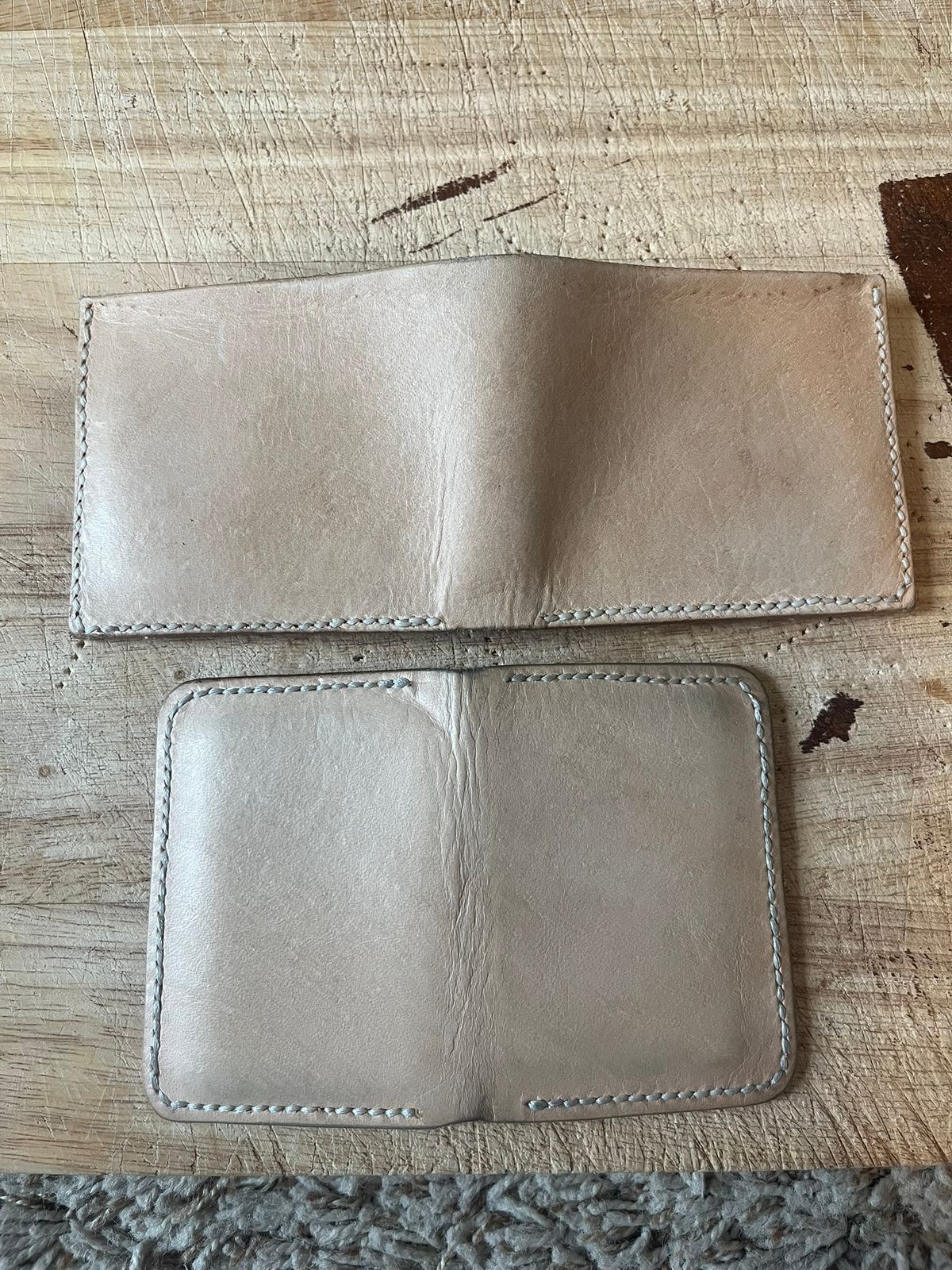 Photo by film_raine on December 25, 2024 of the Self-Made Front Pocket Wallet in Unknown Natural Veg Tan.
