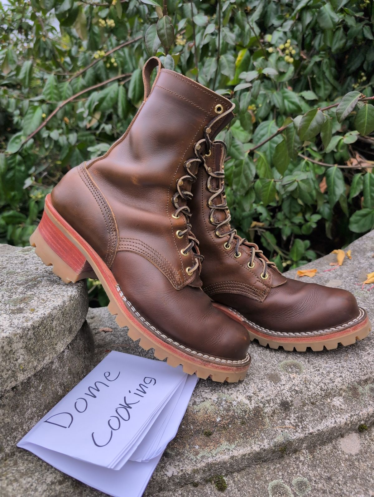 Photo by film_raine on November 1, 2025 of the Nicks Urban Logger in Shackleton Cognac.