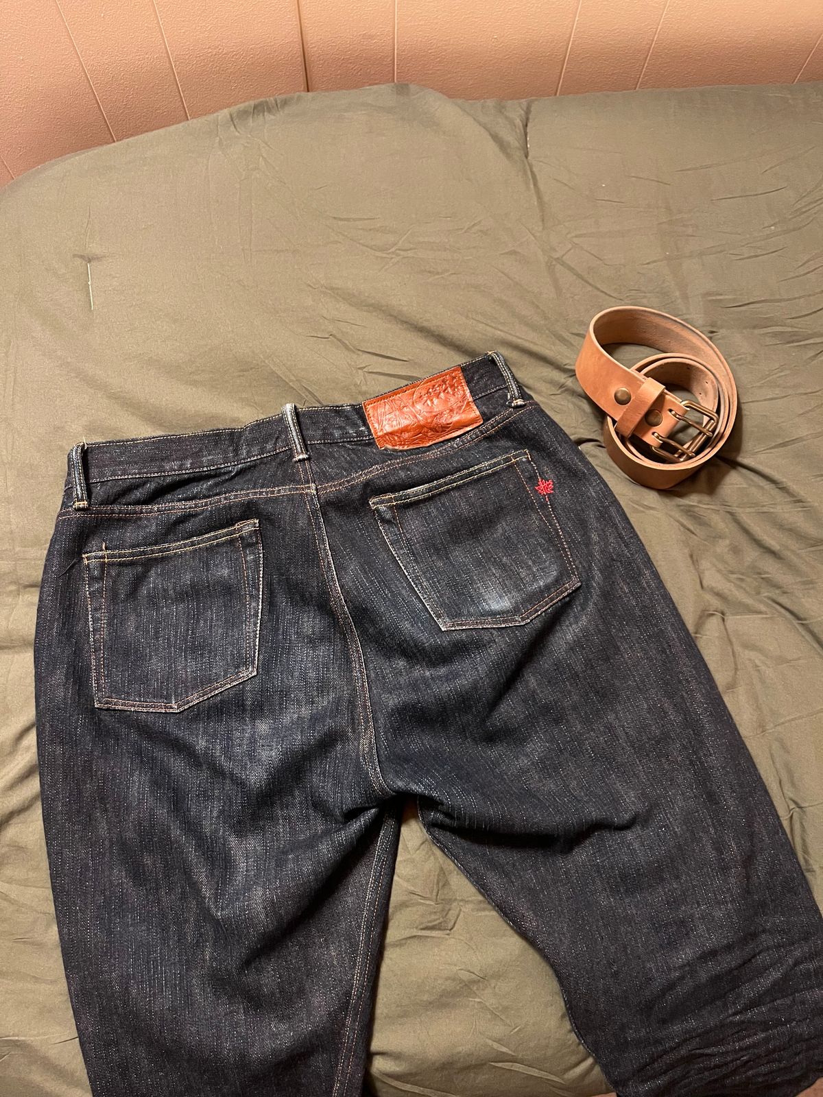 Photo by film_raine on January 27, 2025 of the Naked & Famous MIJ12 Aomidori in Denim.