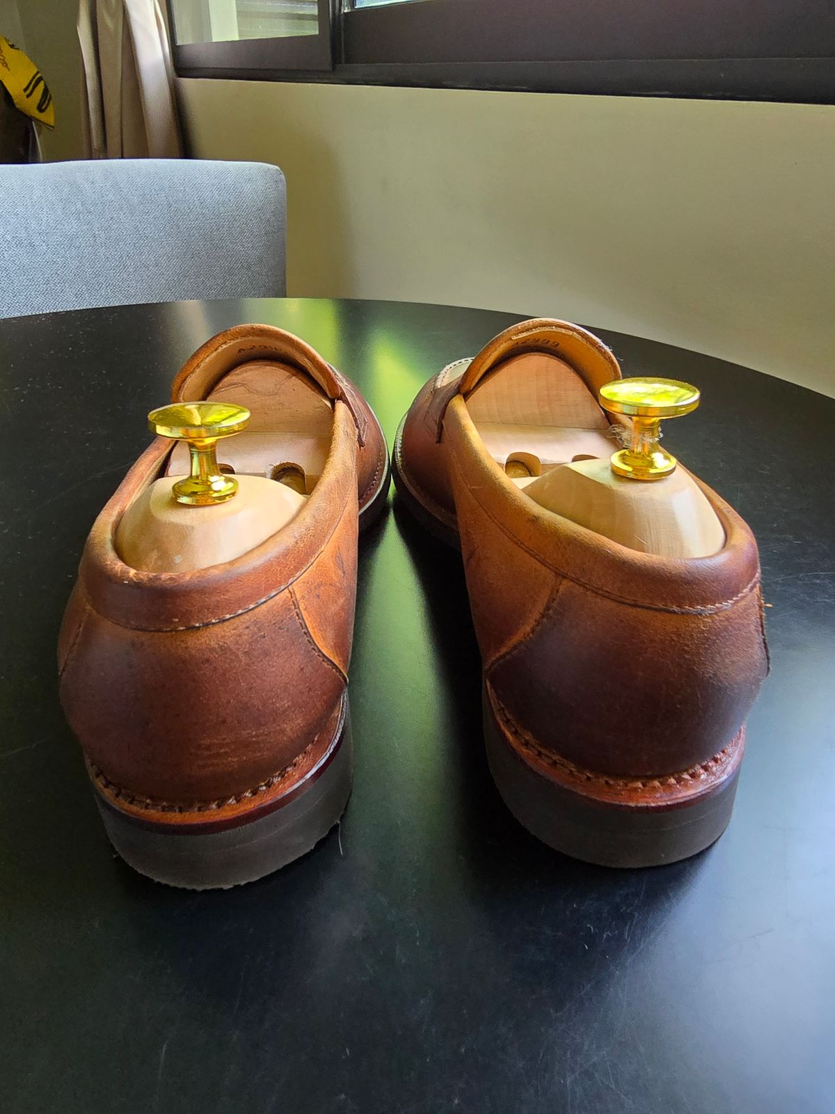 Photo by DoAcuna89 on June 22, 2026 of the Meermin Penny Loafer in C.F. Stead Autumn Spice Waxed Kudu.