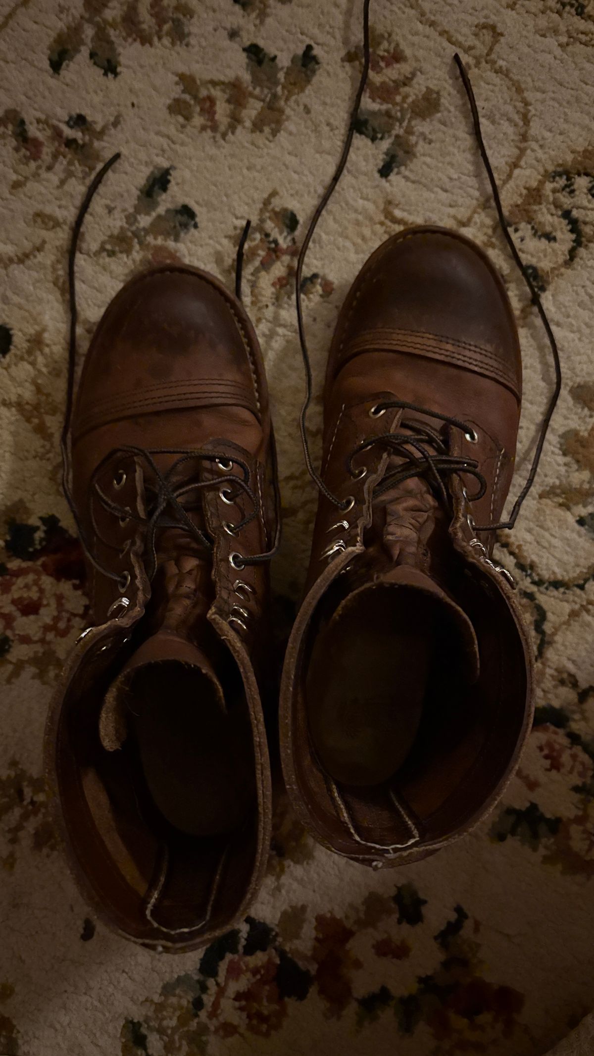 Photo by BUMMYNATE on May 29, 2026 of the Red Wing Iron Ranger in S.B. Foot Amber Harness.