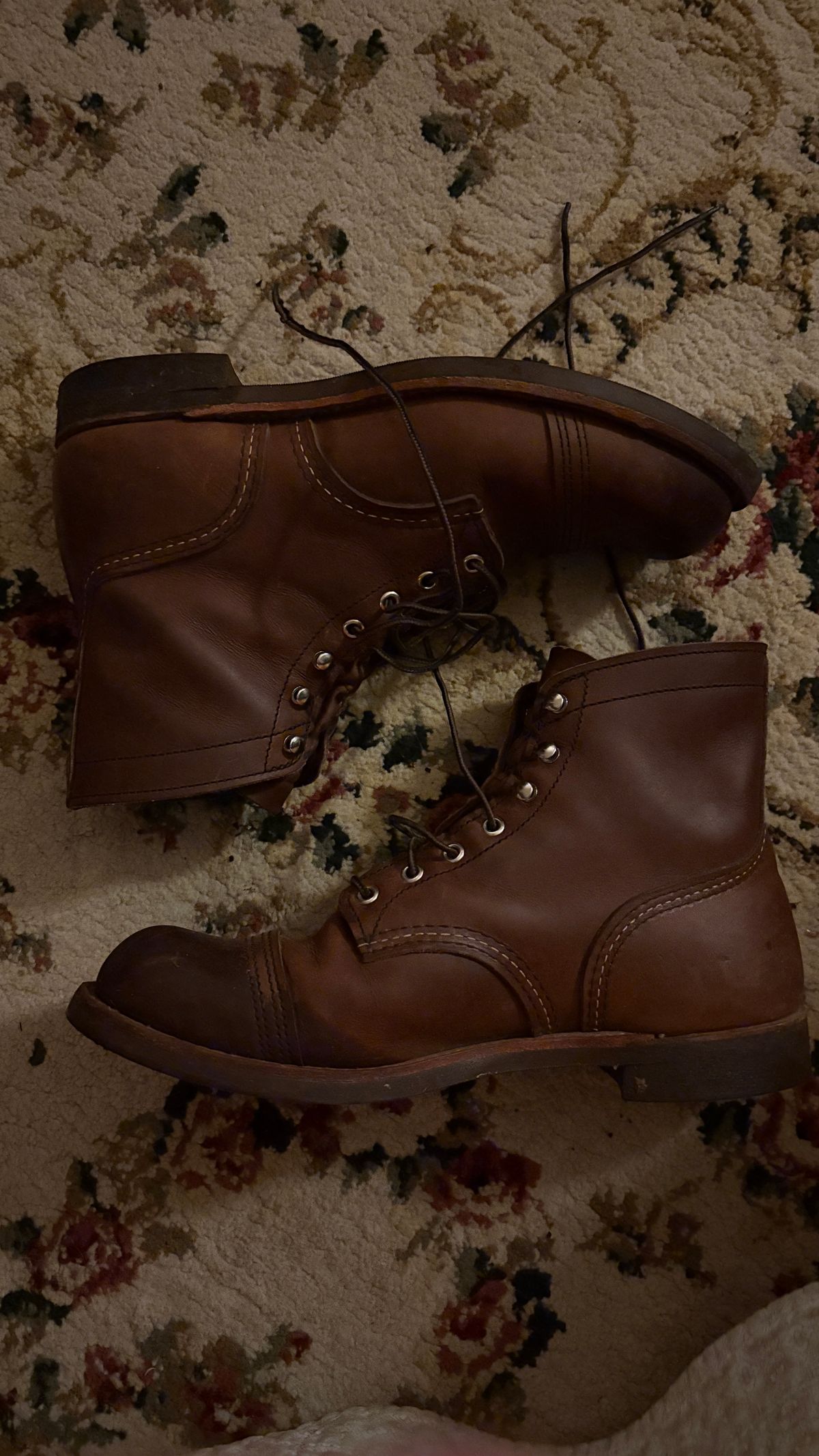 Photo by BUMMYNATE on May 29, 2026 of the Red Wing Iron Ranger in S.B. Foot Amber Harness.