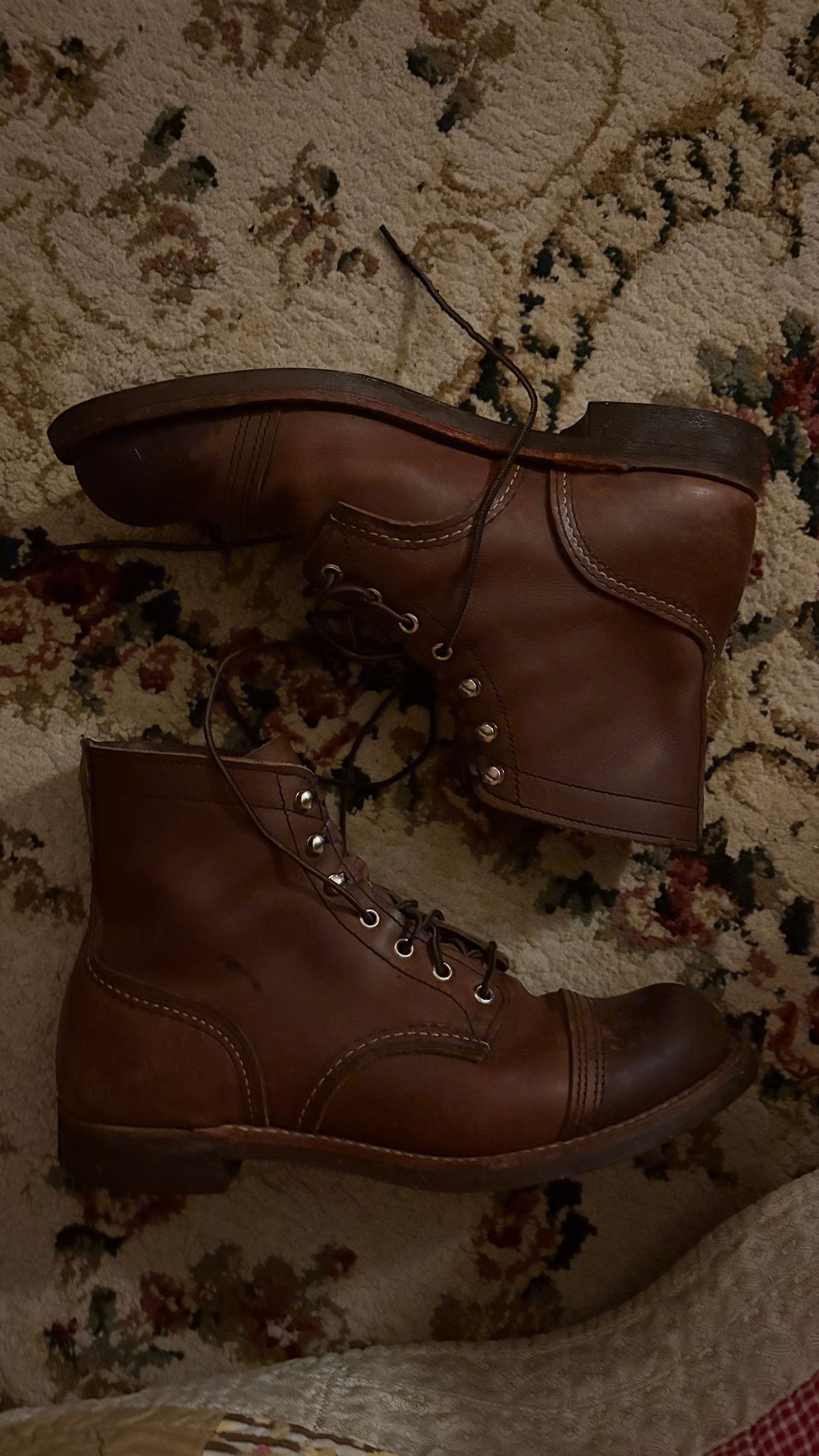 Photo by BUMMYNATE on May 29, 2026 of the Red Wing Iron Ranger in S.B. Foot Amber Harness.