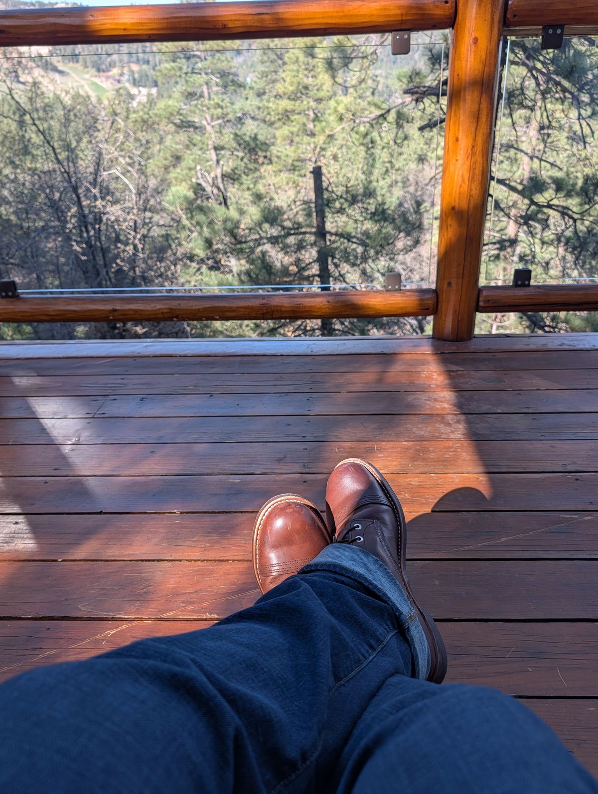 Photo by Johnnyknocks on May 6, 2026 of the Red Wing Iron Ranger in S.B. Foot Amber Harness.