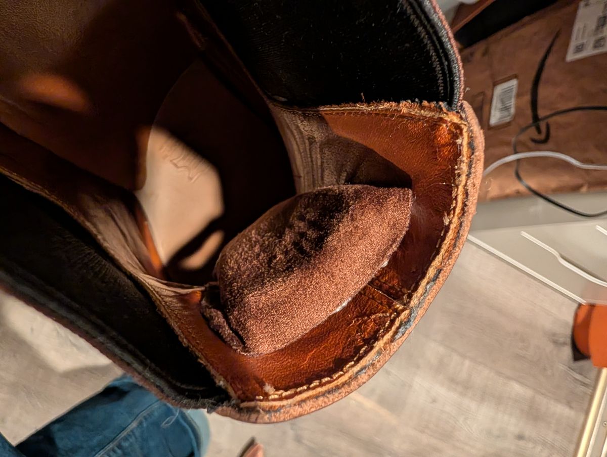 Photo by Johnnyknocks on June 14, 2026 of the Grant Stone Chelsea Boot in Horween Crimson Chromexcel.