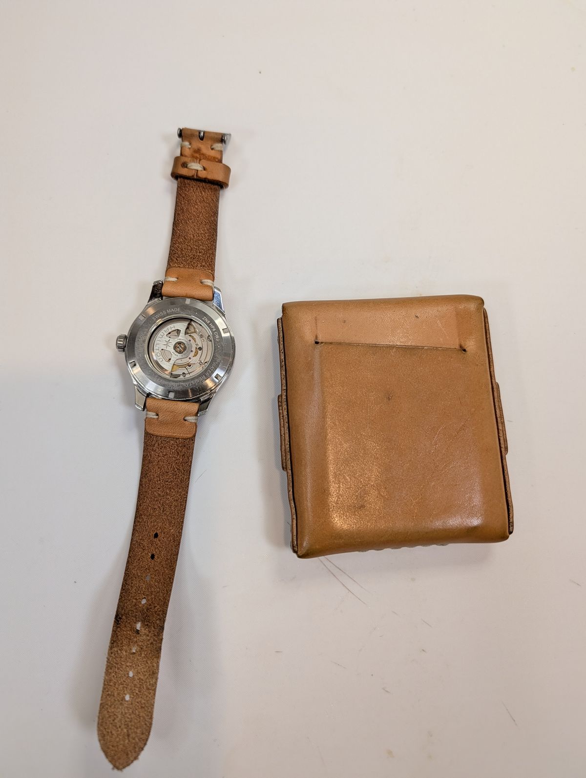 Photo by Johnnyknocks on June 14, 2026 of the Lost Dutchman The Big Finn in Cow Hide Russet.