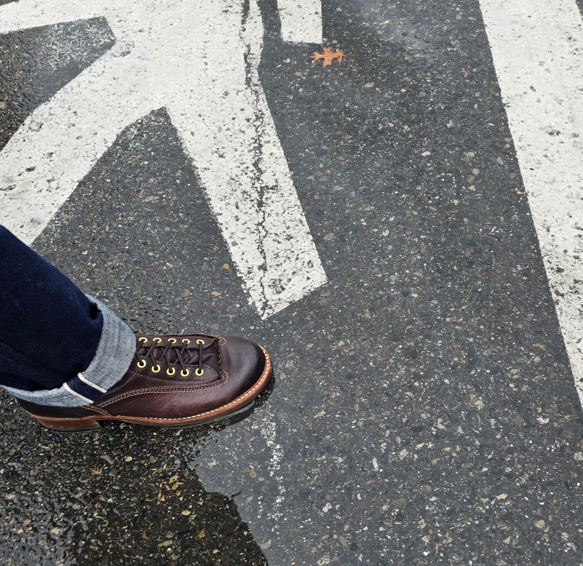 Photo by cpl.g.clegg on November 5, 2025 of the John Lofgren Donkey Puncher Boots in Ezo Shika Deerskin.