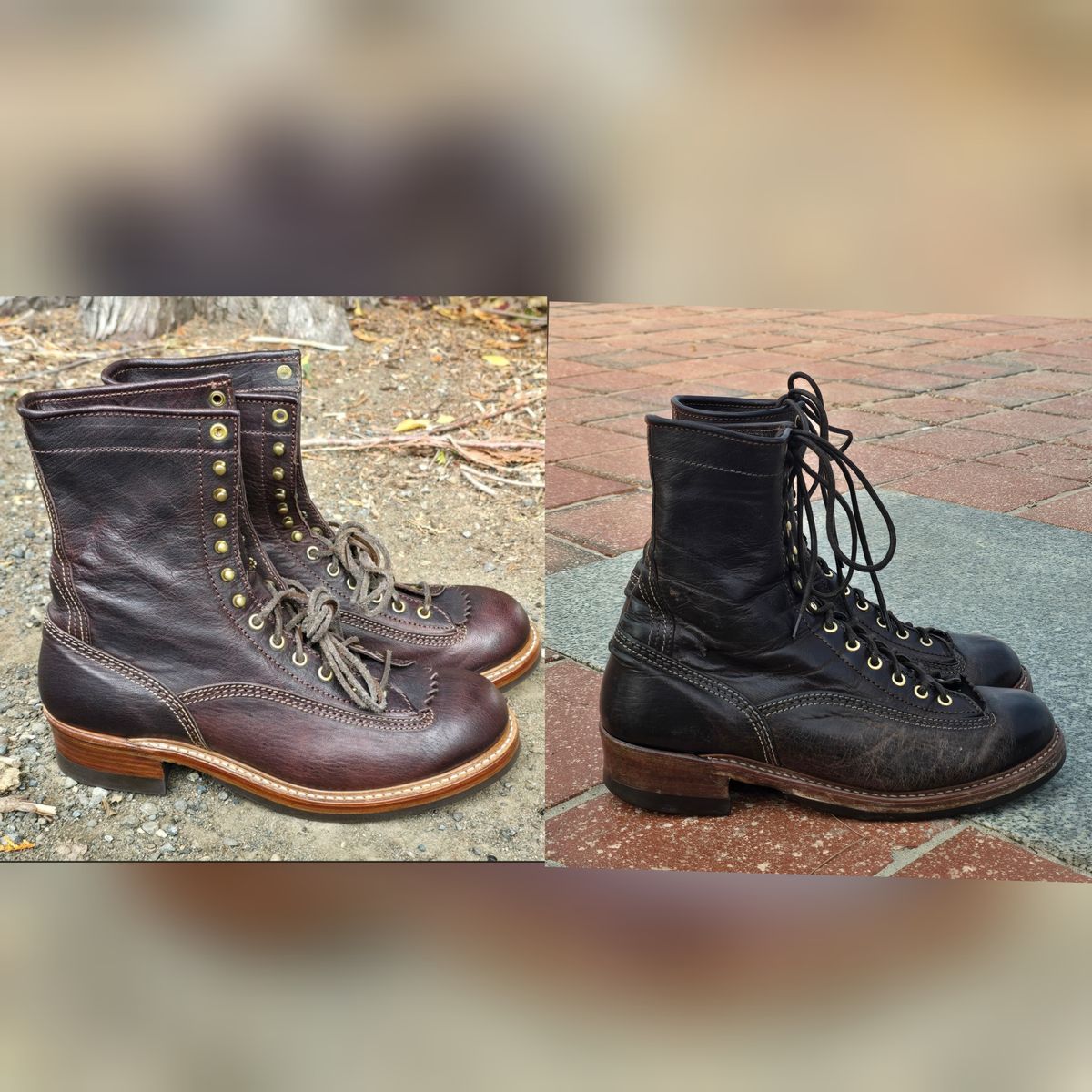 Photo by cpl.g.clegg on April 4, 2026 of the John Lofgren Donkey Puncher Boots in Ezo Shika Deerskin.