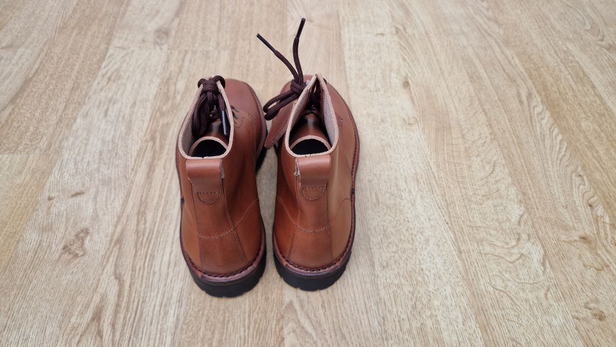 Photo by MRB80 on March 18, 2023 of the Jadd Hi-top Boot in MPG Dark Veg Tan.