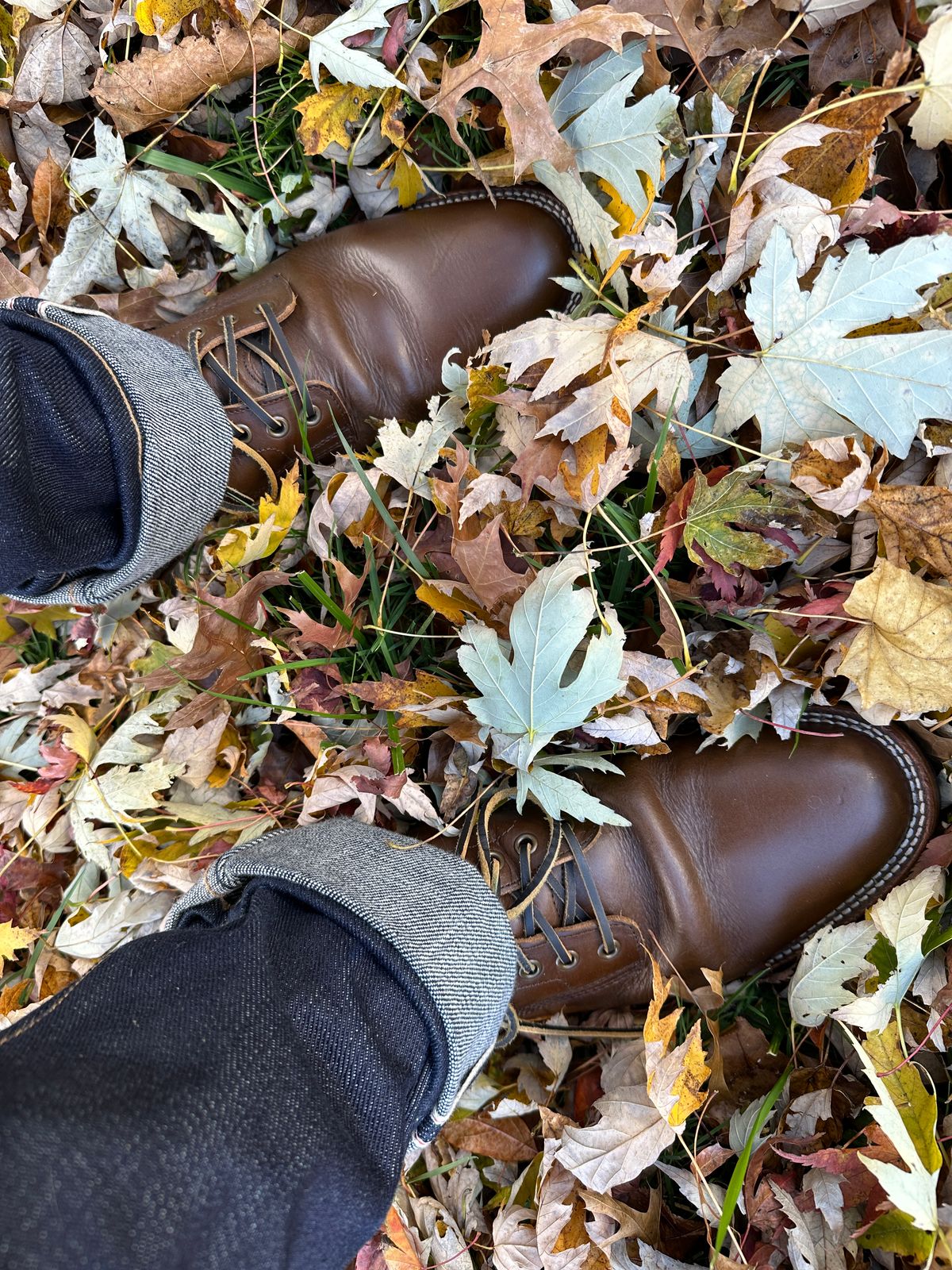 Photo by dawnpatrol on November 6, 2025 of the Parkhurst The Allen in Italipel Caramel Teacore Veg Tan.