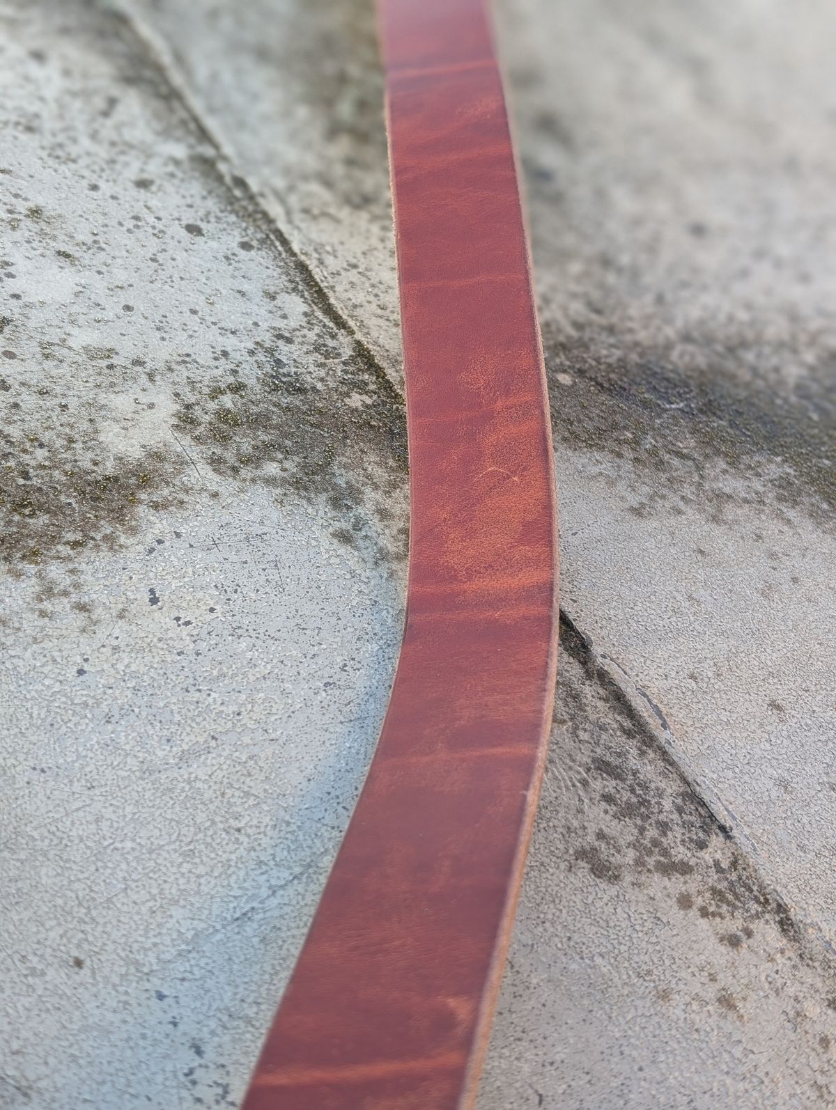 Photo by Gauffrier on December 1, 2025 of the Nicks Heavy duty Work Belt in Wickett & Craig Natural Double Stuffed.