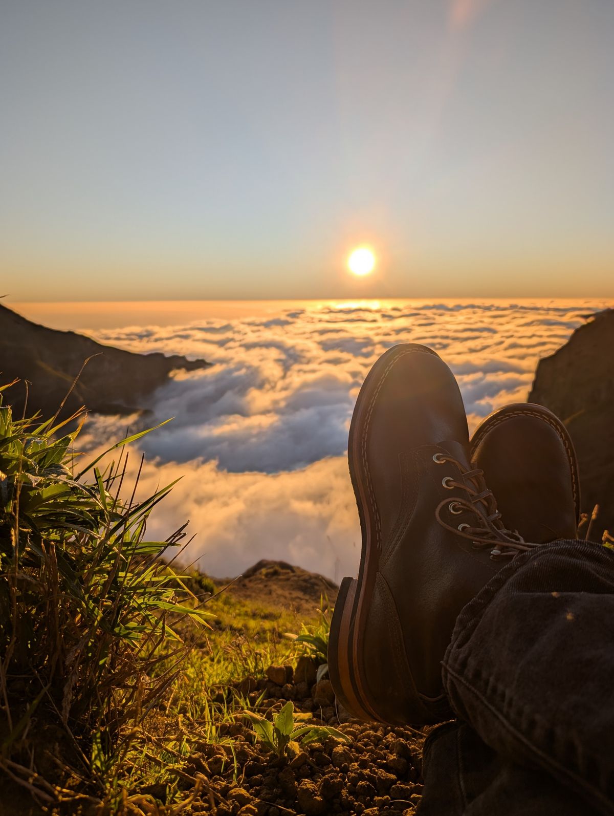 Photo by Gauffrier on November 10, 2025 of the Nicks Falcon in Horween Brown Waxed Flesh.