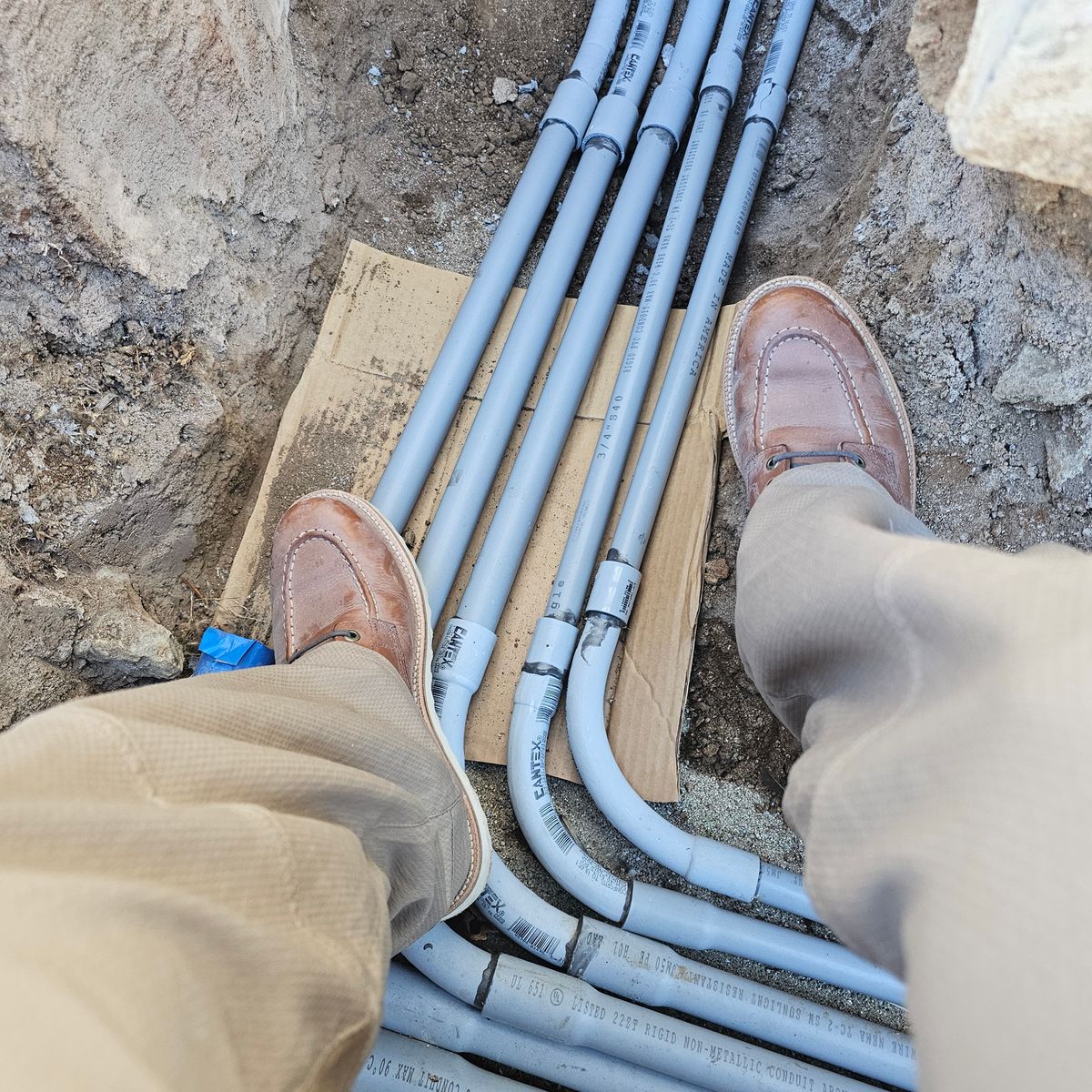 Photo by Cayman on October 7, 2025 of the Grant Stone Brass Boot in Badalassi Carlo Saddle Tan Minerva.