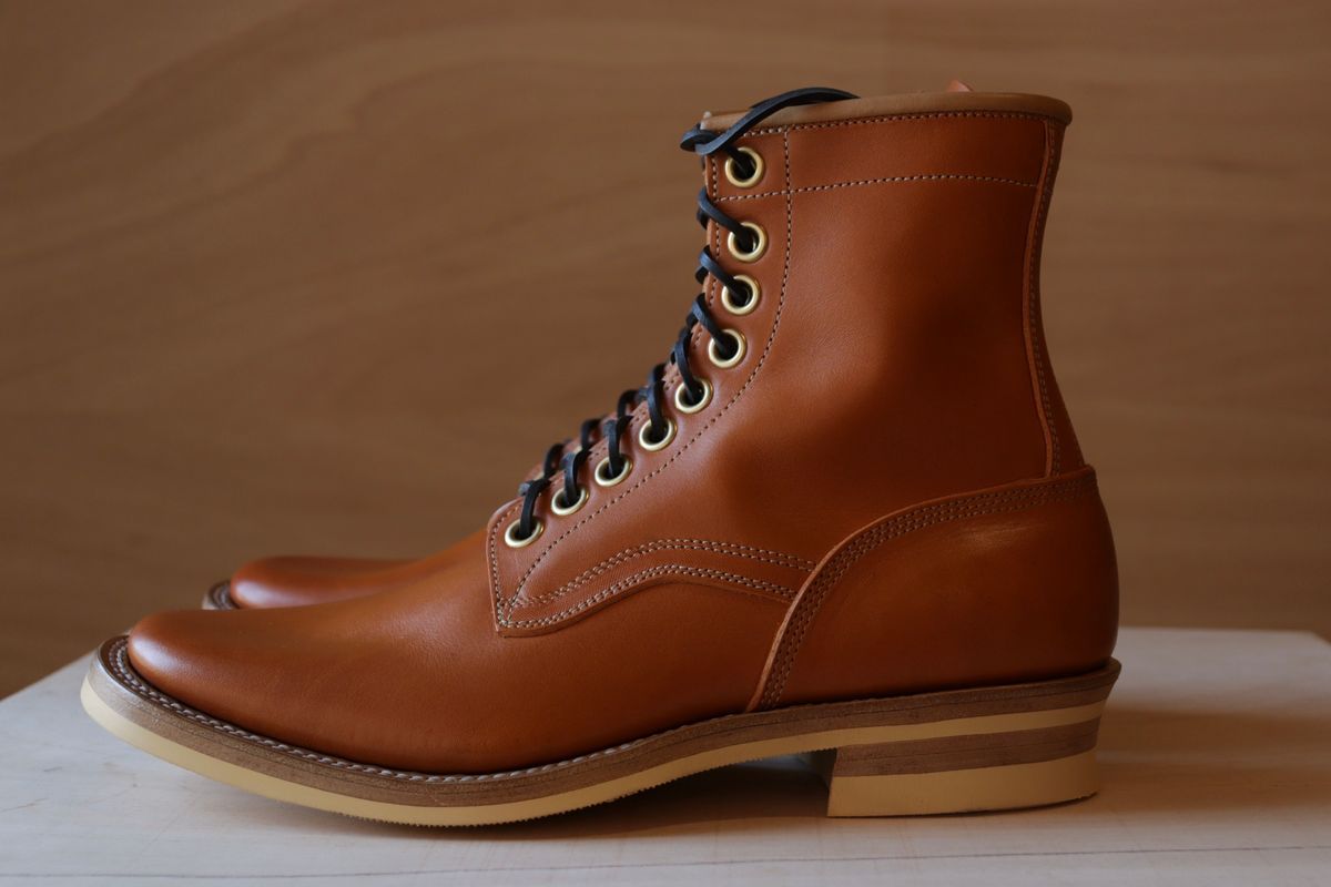 Photo by sobreiroboots on September 7, 2024 of the Sobreiro Boots Estrella Boot in Fonte Velha Cow Hide.