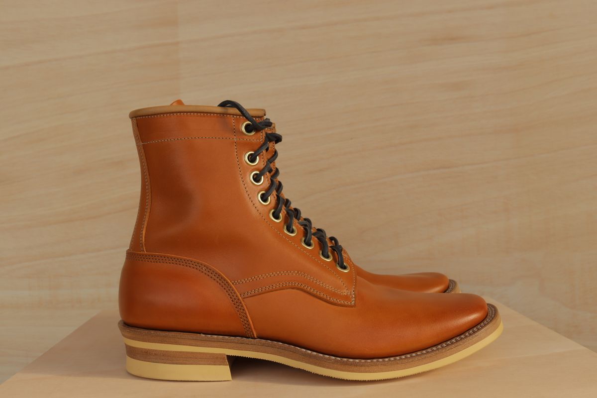 Photo by sobreiroboots on October 1, 2024 of the Sobreiro Boots Estrella Boot in Fonte Velha Cow Hide.