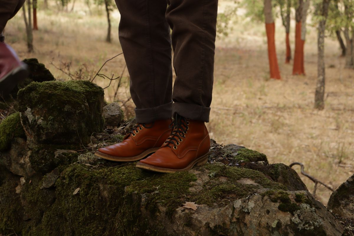 Photo by sobreiroboots on October 10, 2024 of the Sobreiro Boots Estrella Boot in Fonte Velha Cow Hide.
