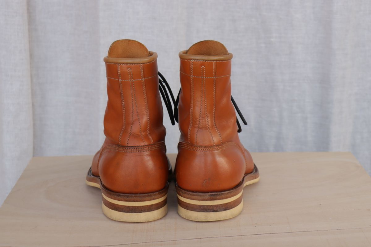 Photo by sobreiroboots on December 4, 2024 of the Sobreiro Boots Estrella Boot in Fonte Velha Cow Hide.