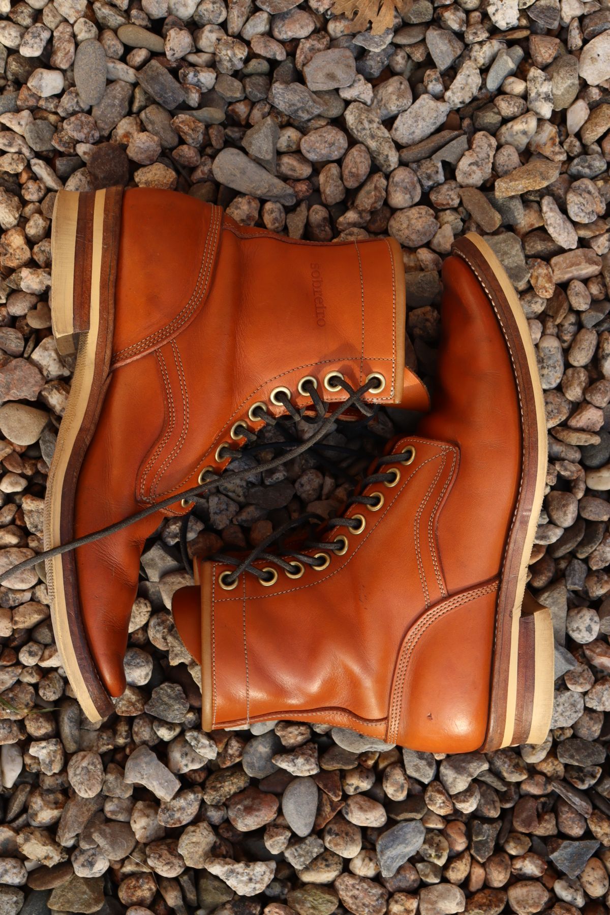 Photo by sobreiroboots on January 2, 2025 of the Sobreiro Boots Estrella Boot in Fonte Velha Cow Hide.
