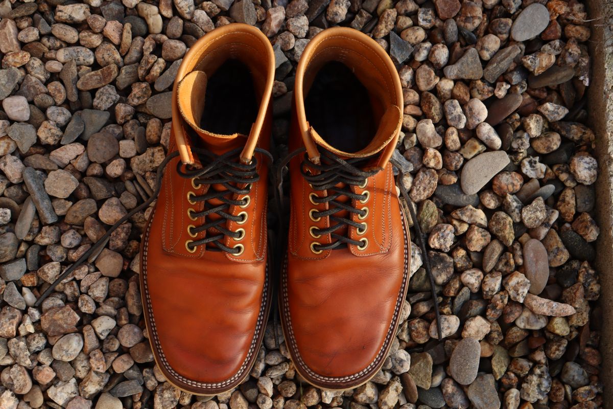 Photo by sobreiroboots on January 2, 2025 of the Sobreiro Boots Estrella Boot in Fonte Velha Cow Hide.