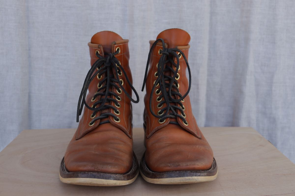 Photo by sobreiroboots on February 3, 2025 of the Sobreiro Boots Estrella Boot in Fonte Velha Cow Hide.