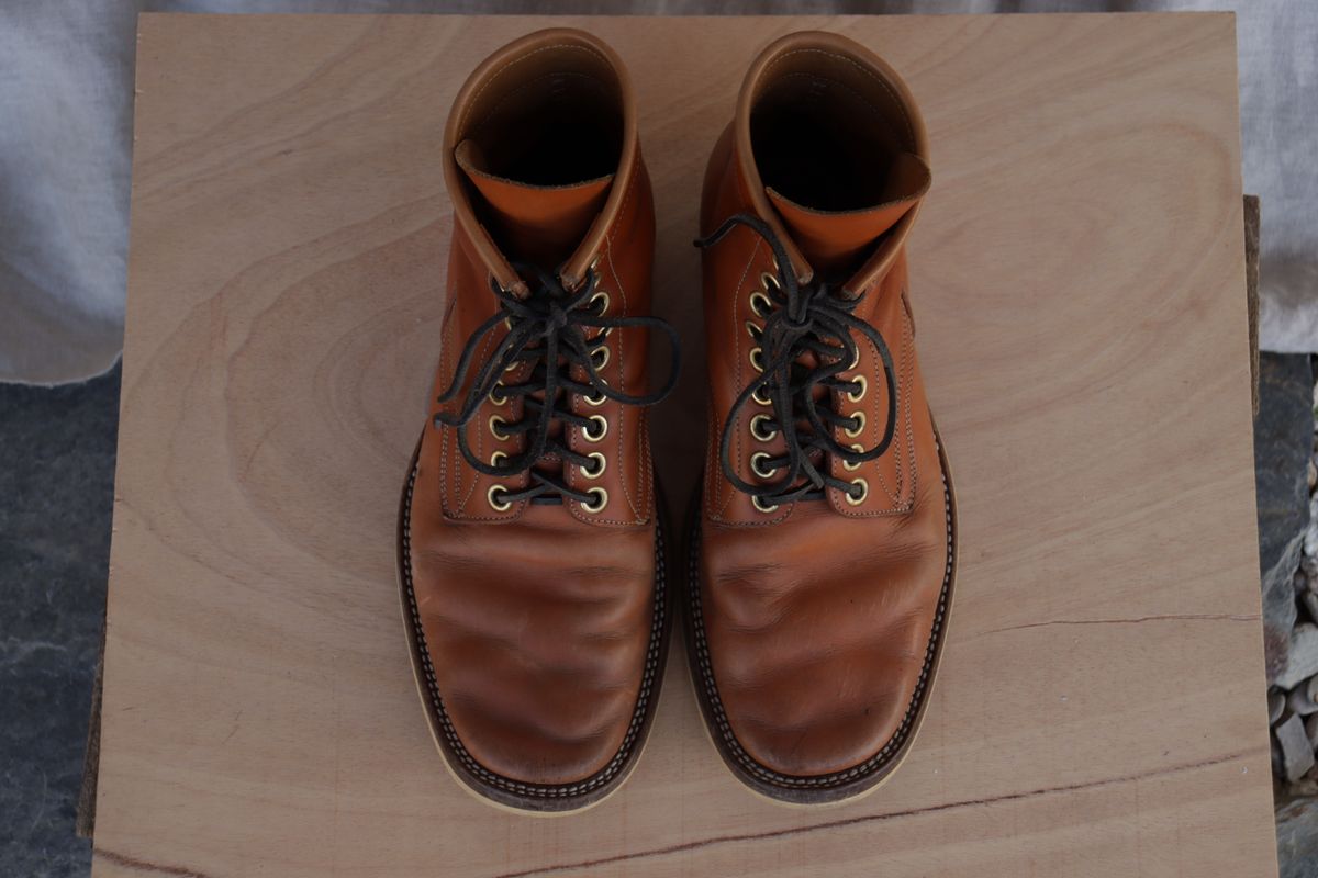 Photo by sobreiroboots on February 3, 2025 of the Sobreiro Boots Estrella Boot in Fonte Velha Cow Hide.
