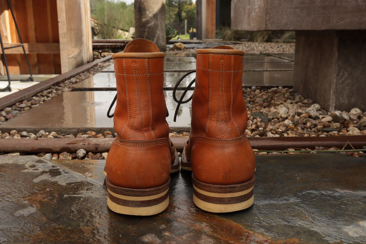 Photo by sobreiroboots on March 4, 2025 of the Sobreiro Boots Estrella Boot in Fonte Velha Cow Hide.