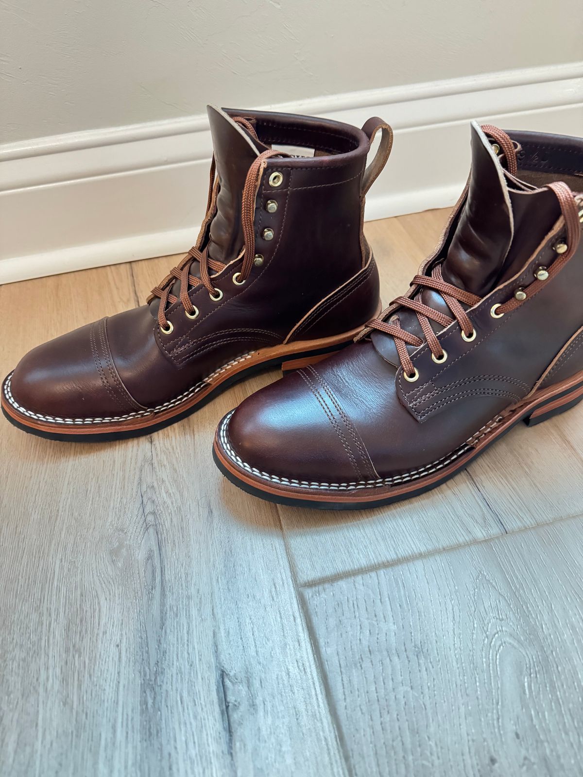 Photo by sjs426 on October 26, 2025 of the Nicks x Parkhurst V3 in Seidel Brown Double Shot.