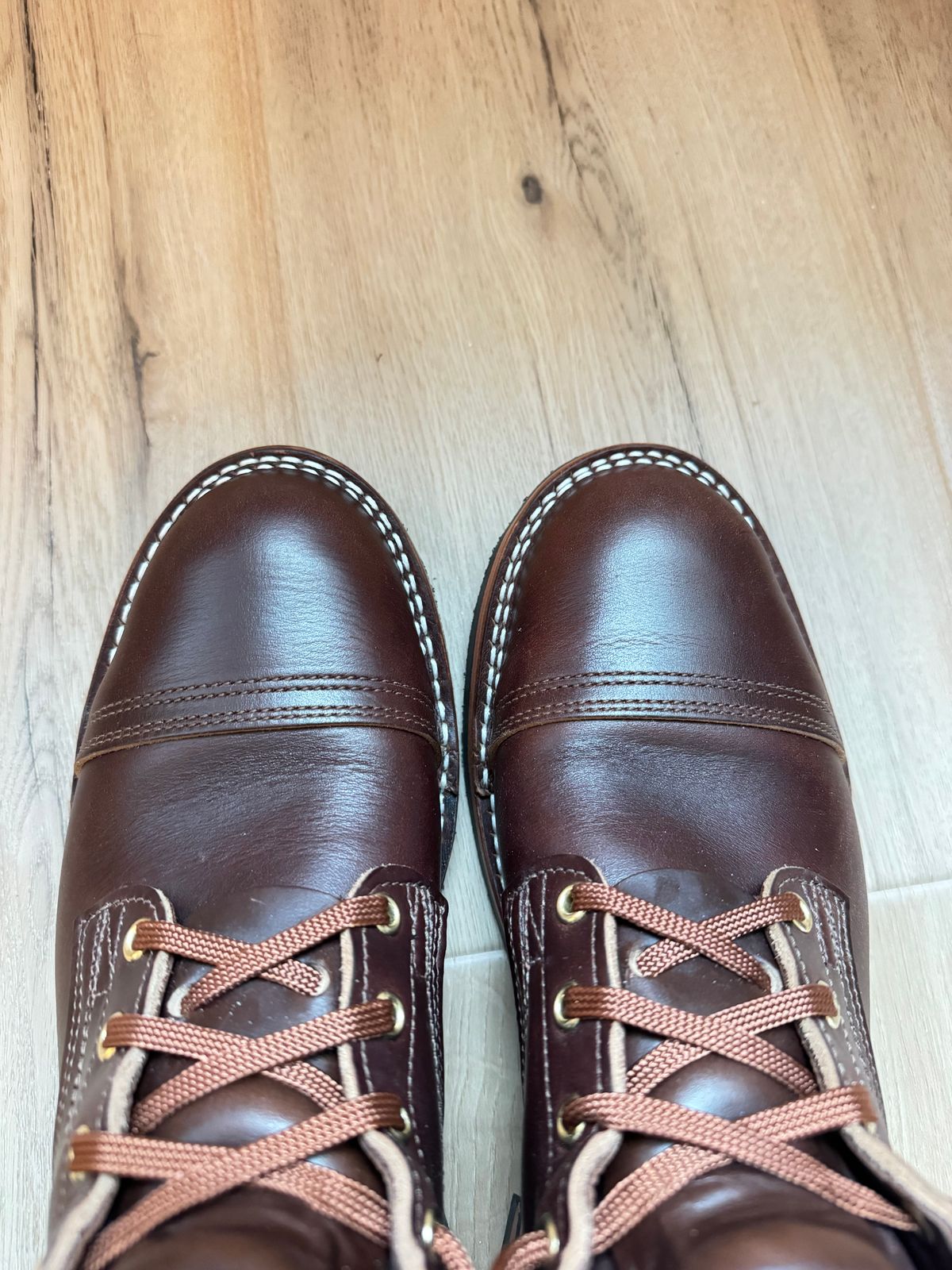 Photo by sjs426 on October 26, 2025 of the Nicks x Parkhurst V3 in Seidel Brown Double Shot.