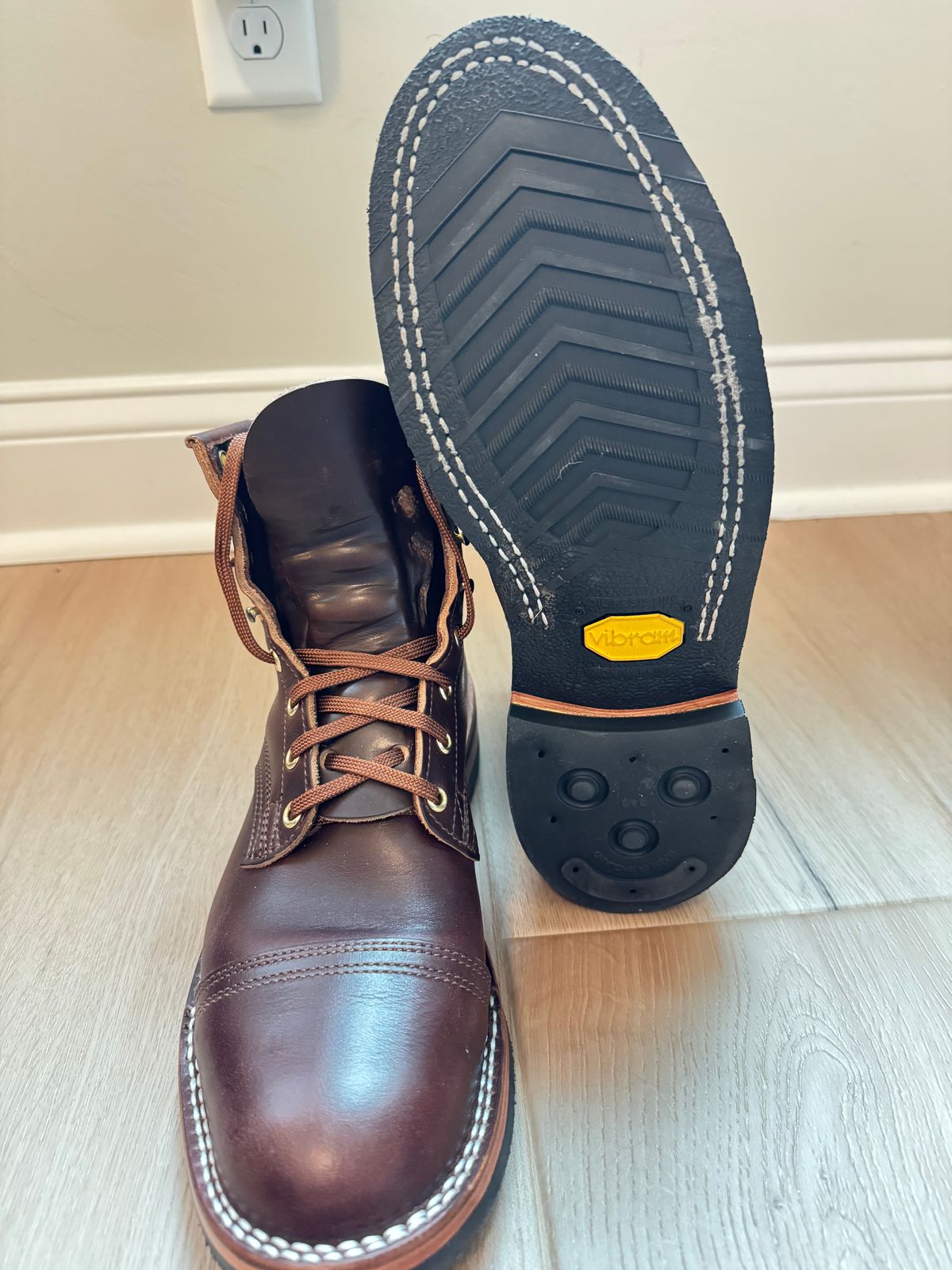 Photo by sjs426 on October 26, 2025 of the Nicks x Parkhurst V3 in Seidel Brown Double Shot.