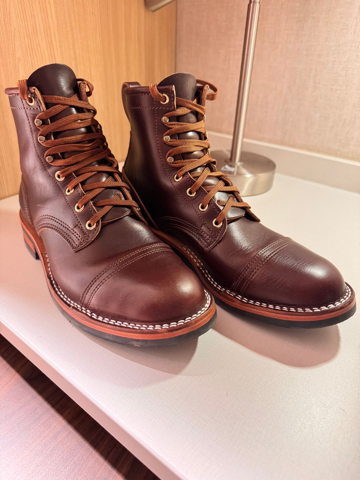 Photo by sjs426 on January 22, 2026 of the Nicks x Parkhurst V3 in Seidel Brown Double Shot.