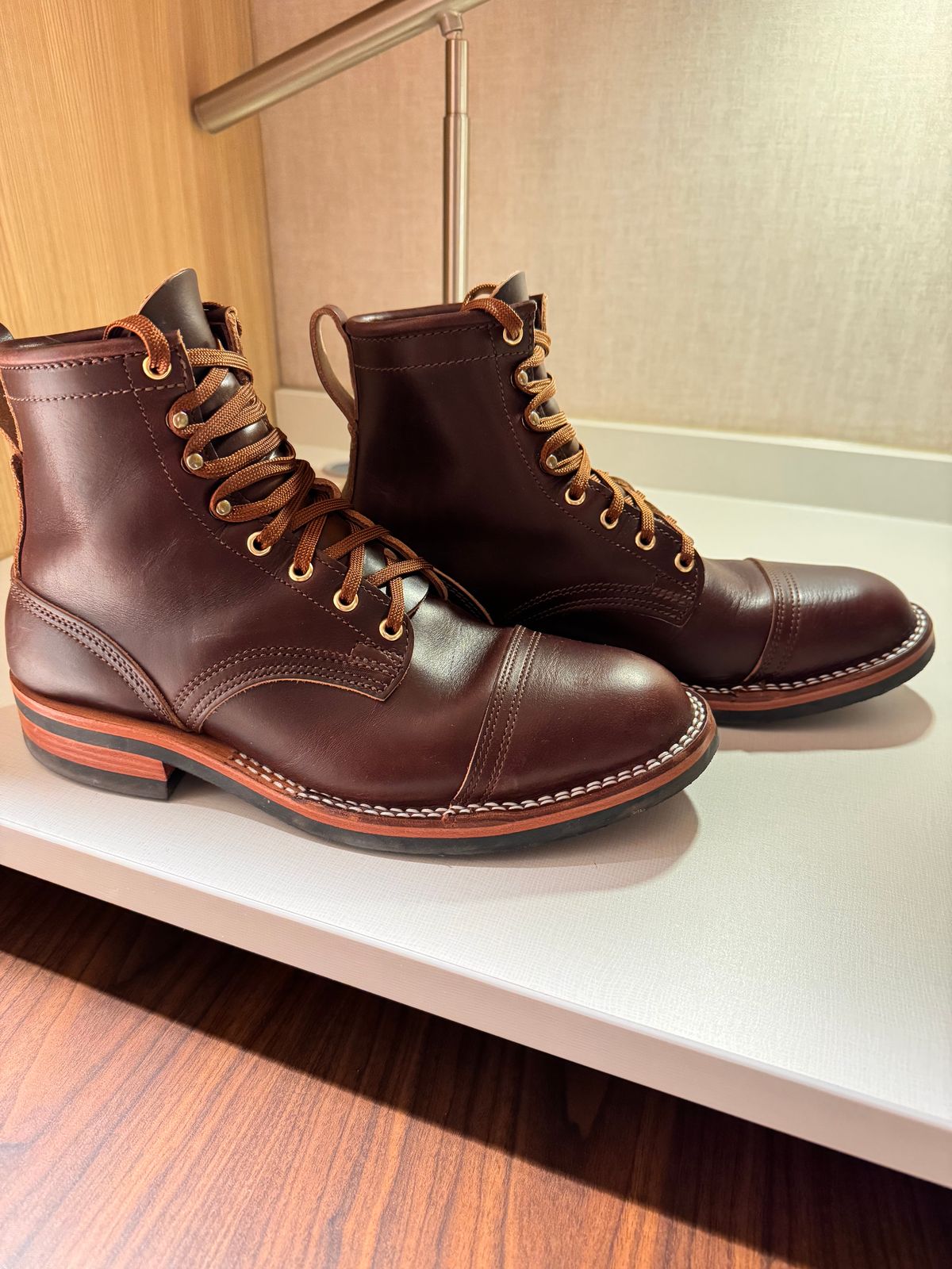 Photo by sjs426 on January 22, 2026 of the Nicks x Parkhurst V3 in Seidel Brown Double Shot.