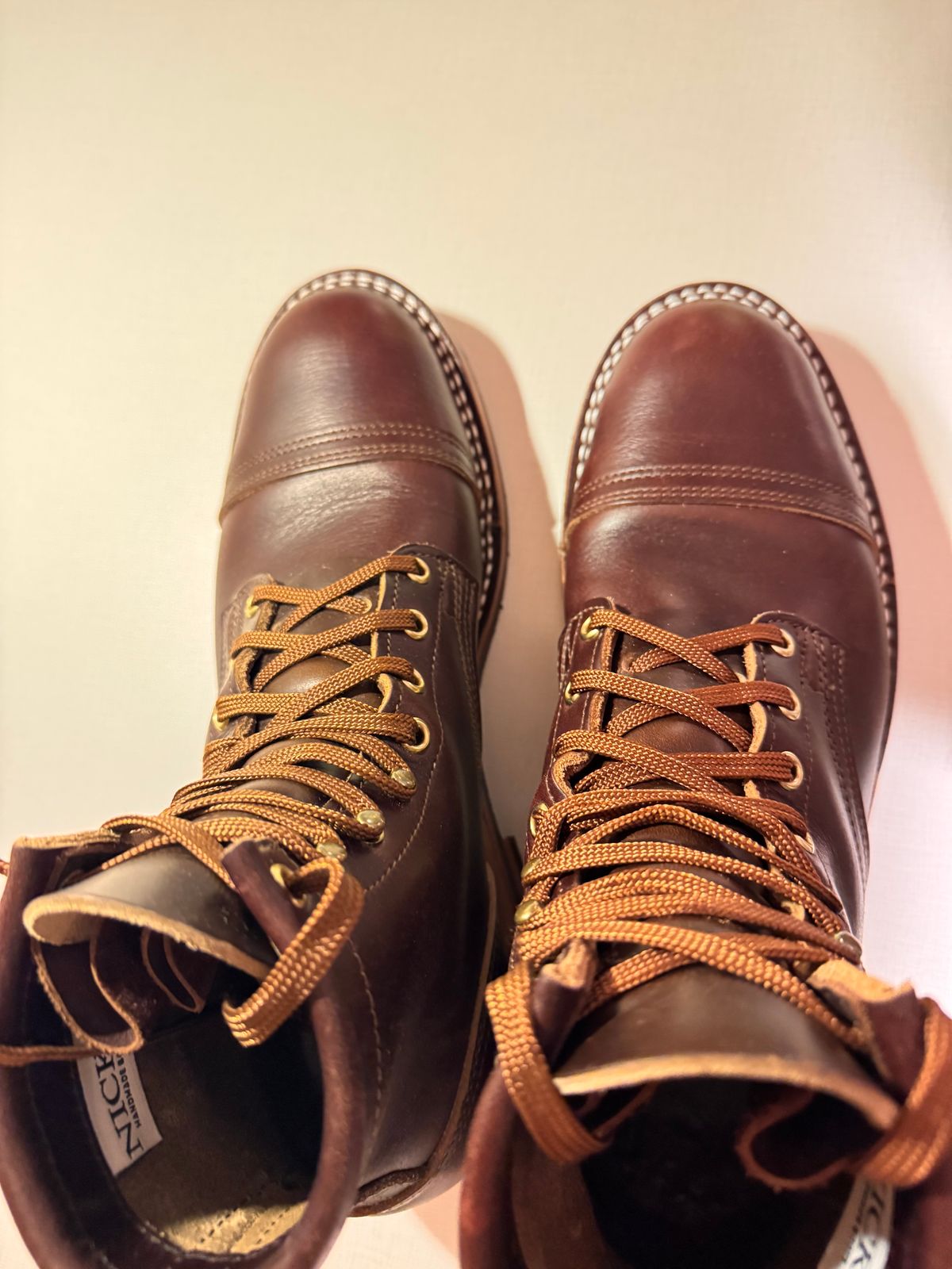 Photo by sjs426 on January 22, 2026 of the Nicks x Parkhurst V3 in Seidel Brown Double Shot.