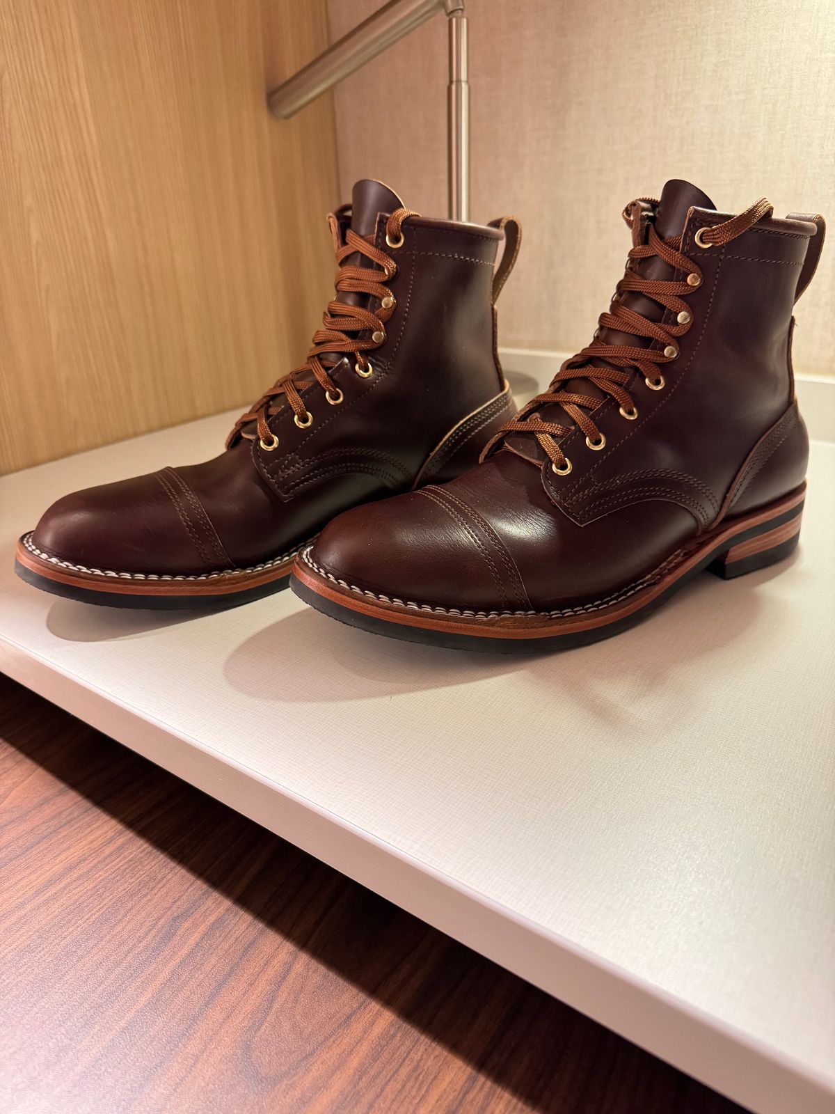 Photo by sjs426 on January 22, 2026 of the Nicks x Parkhurst V3 in Seidel Brown Double Shot.