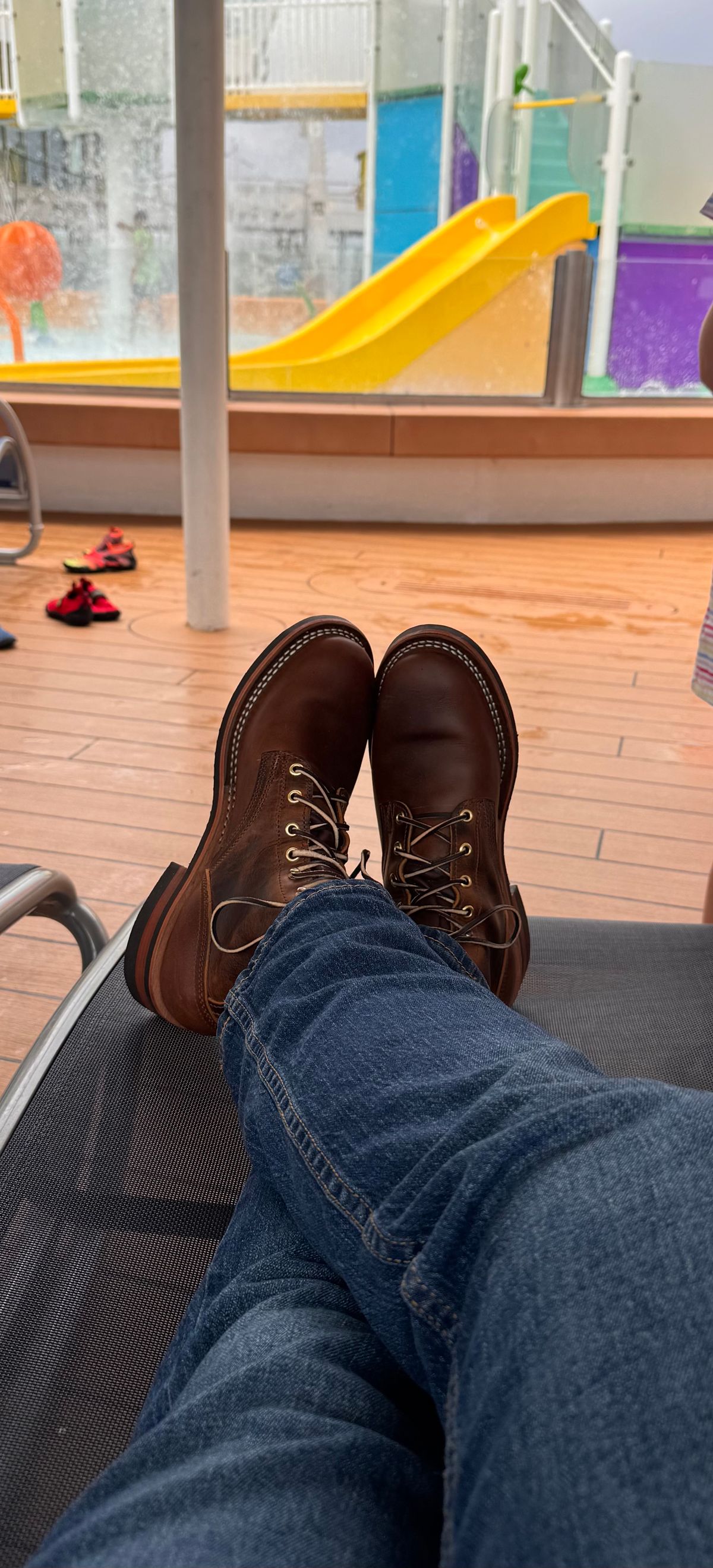 Photo by sjs426 on March 15, 2026 of the Nicks Falcon in Horween Orange Predator.