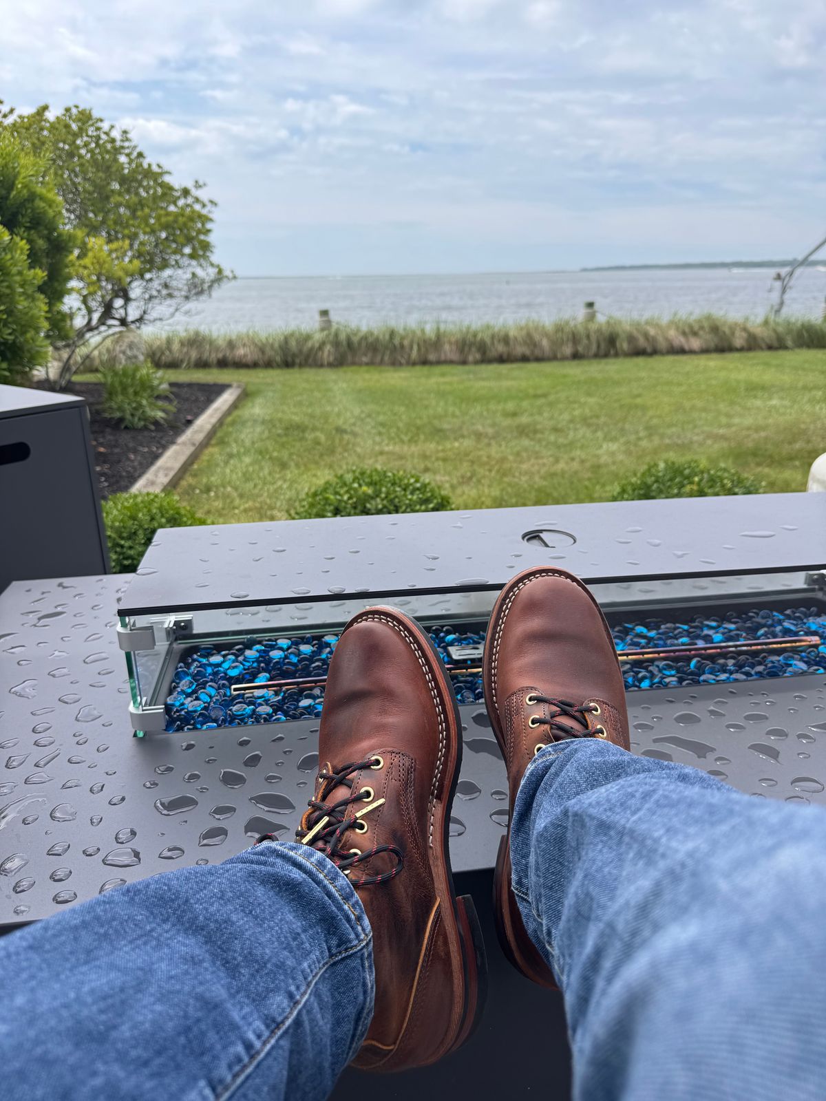 Photo by sjs426 on June 28, 2026 of the Nicks Falcon in Horween Orange Predator.