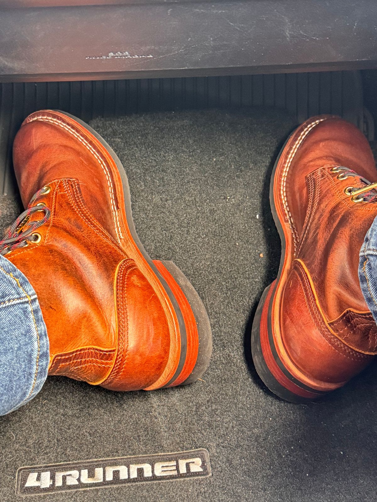 Photo by sjs426 on June 27, 2026 of the Nicks Falcon in Horween Orange Predator.