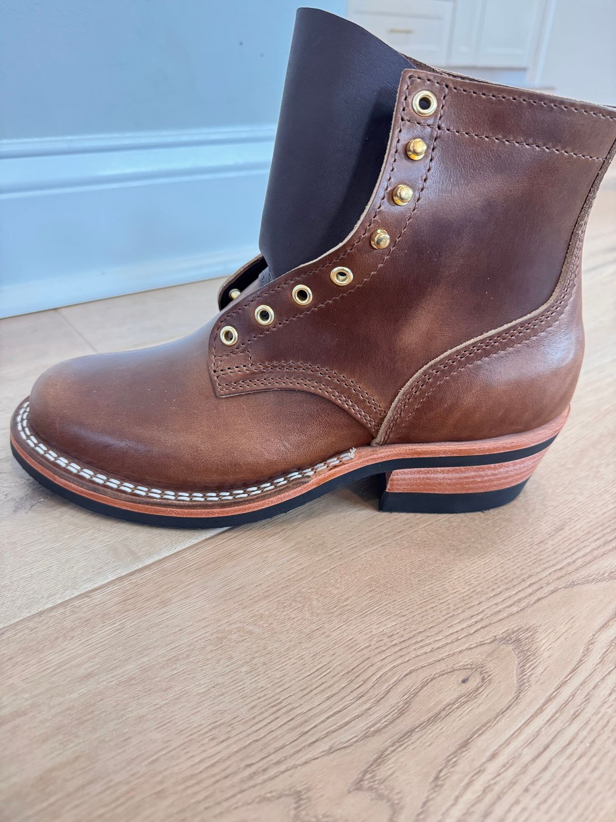Photo by sjs426 on May 27, 2026 of the Nicks MTO in Horween Ravello Chromexcel.