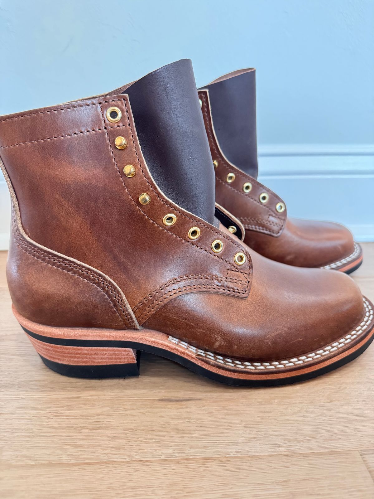 Photo by sjs426 on May 27, 2026 of the Nicks MTO in Horween Ravello Chromexcel.