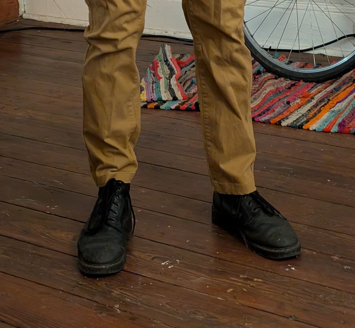 Photo by iosist on January 19, 2025 of the Solovair Astronaut Boot in Black Greasy.
