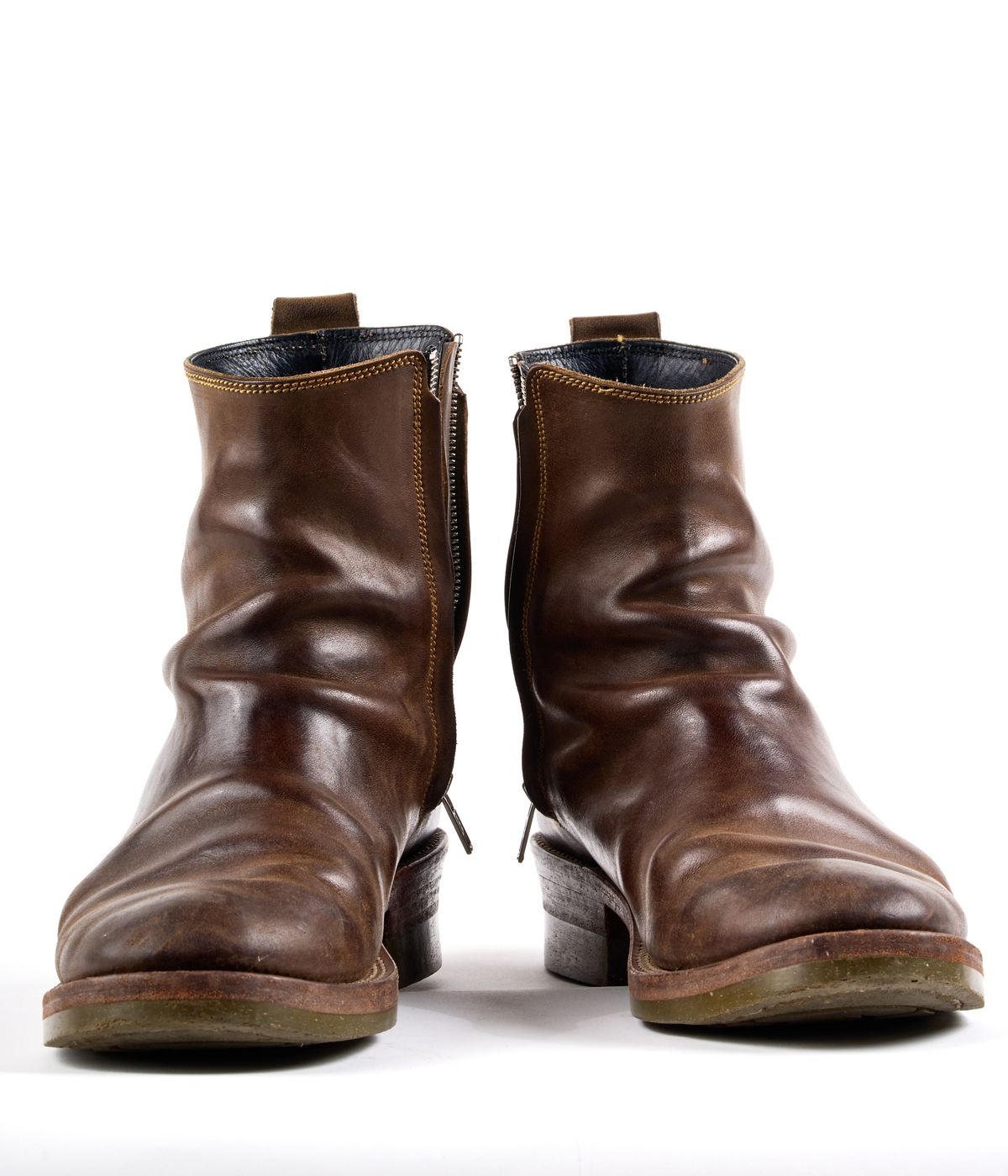 Photo by SighUnzips on September 11, 2025 of the Fortis Boots Antasena in Maryam Salvia Horsebutt.