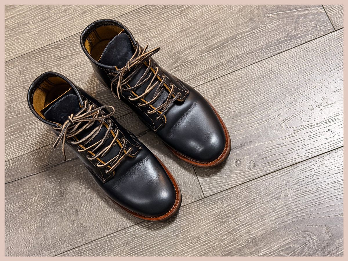 Photo by XSaint on March 20, 2026 of the Red Wing Beckman in S.B. Foot Black Klondike.