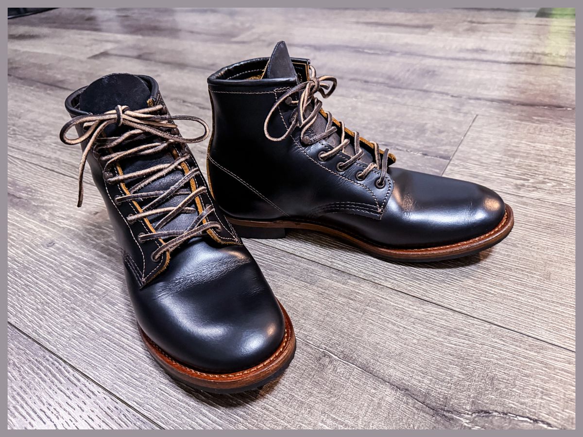 Photo by XSaint on March 20, 2026 of the Red Wing Beckman in S.B. Foot Black Klondike.