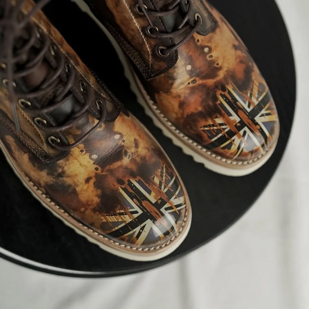 Photo by nawal on June 7, 2025 of the Drangka_craftsmen Type 1 Service Boot in calfskin.
