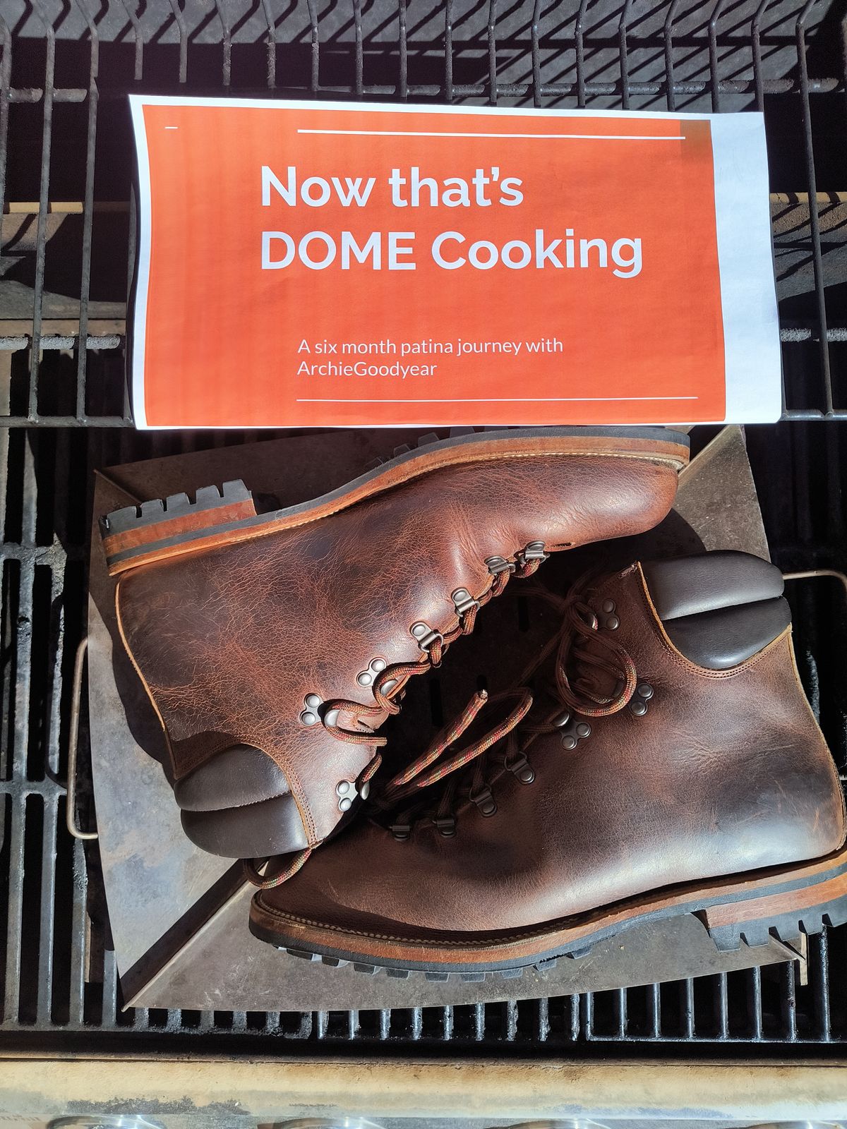 Photo by ArchieGoodyear on November 4, 2025 of the Viberg Pachena Bay in Horween Rowdy Dachshund.