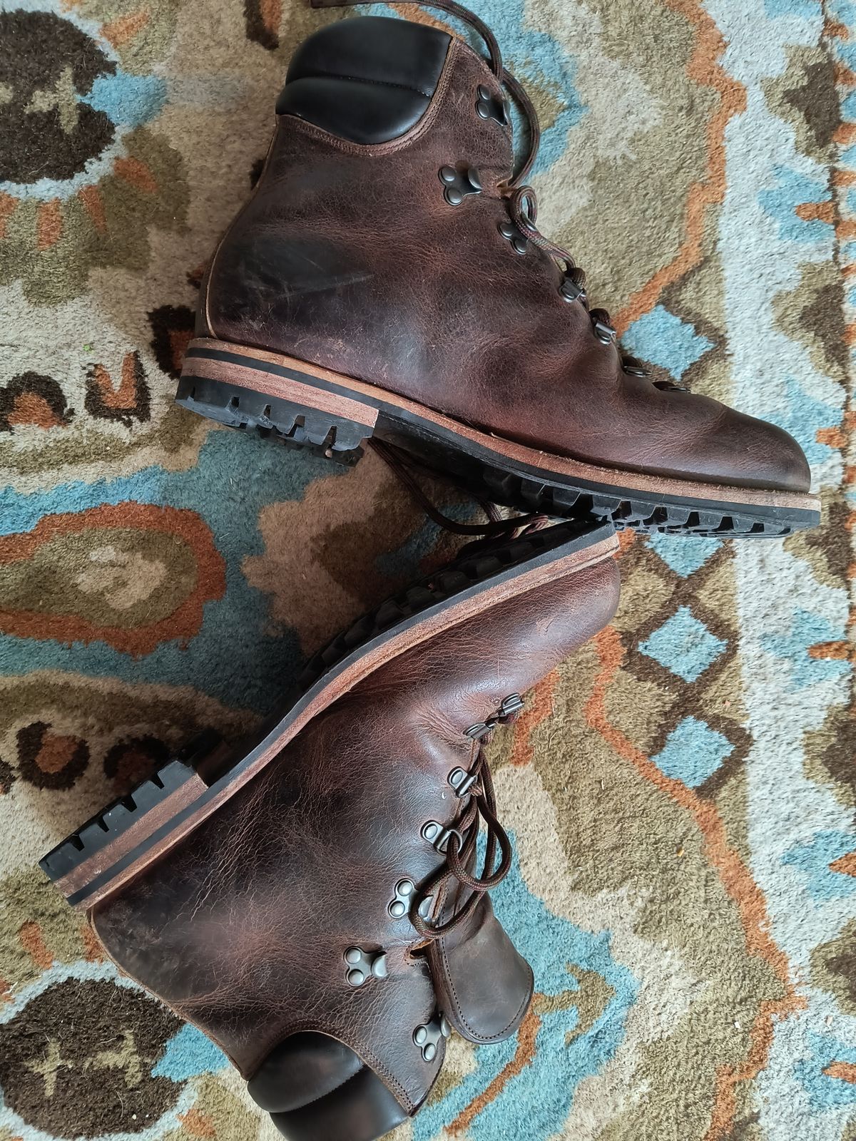 Photo by ArchieGoodyear on December 19, 2025 of the Viberg Pachena Bay in Horween Rowdy Dachshund.