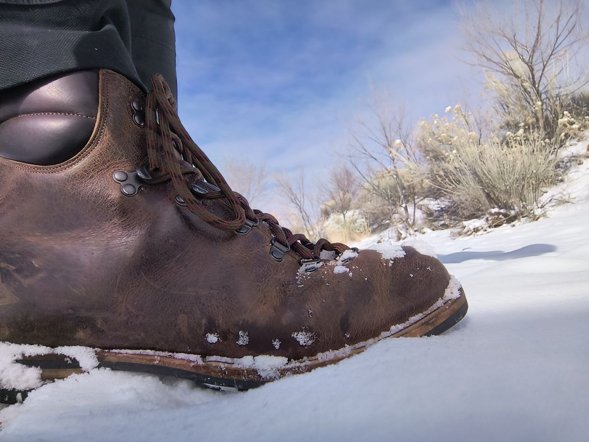 Photo by ArchieGoodyear on January 25, 2026 of the Viberg Pachena Bay in Horween Rowdy Dachshund.