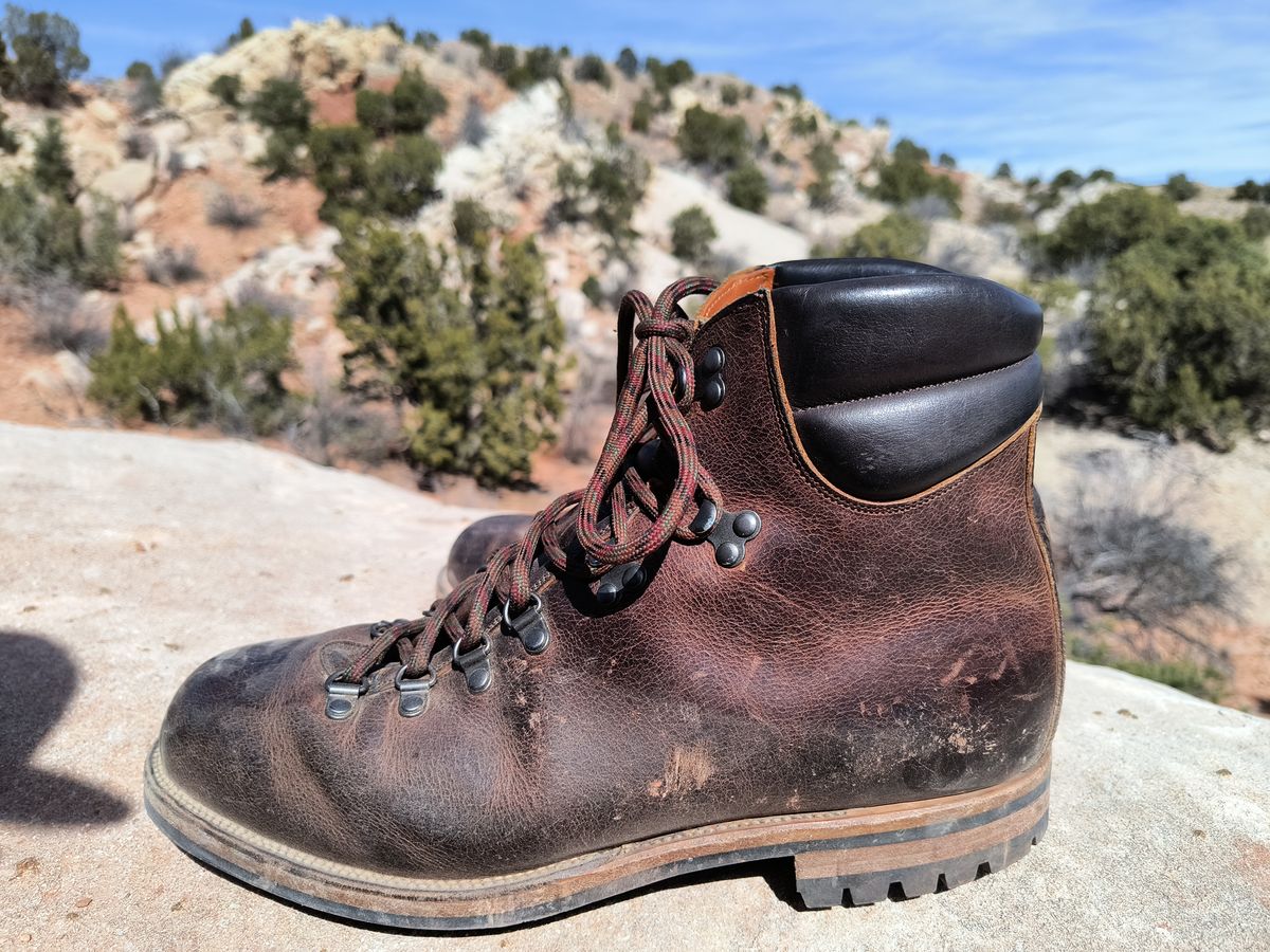 Photo by ArchieGoodyear on March 1, 2026 of the Viberg Pachena Bay in Horween Rowdy Dachshund.