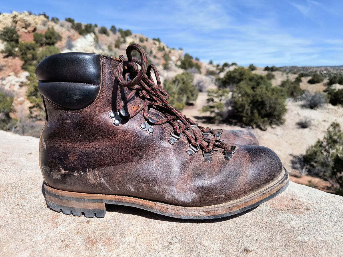 Photo by ArchieGoodyear on March 1, 2026 of the Viberg Pachena Bay in Horween Rowdy Dachshund.