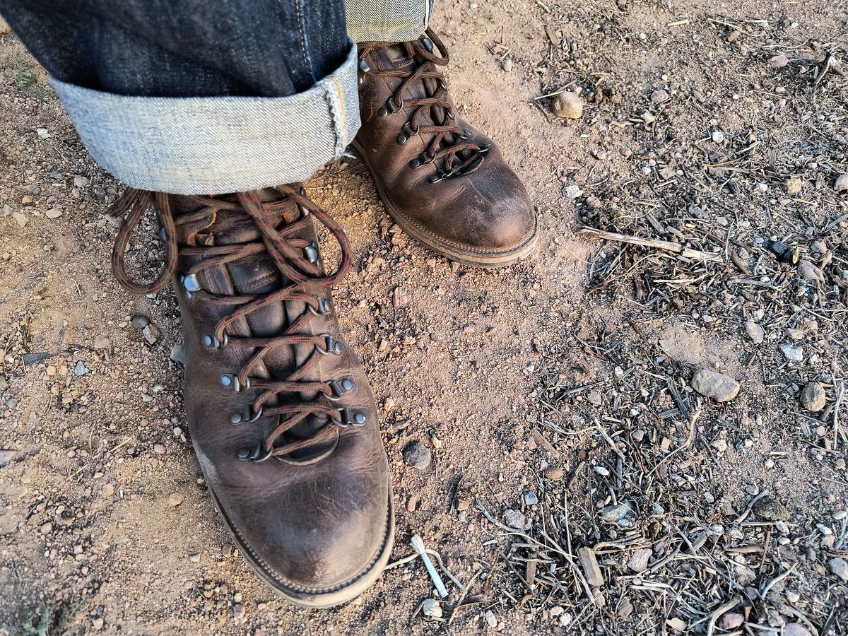 Photo by ArchieGoodyear on March 8, 2026 of the Viberg Pachena Bay in Horween Rowdy Dachshund.